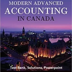 Modern-advanced-accounting-in-Canada-8e-testbank solutions powerpoint