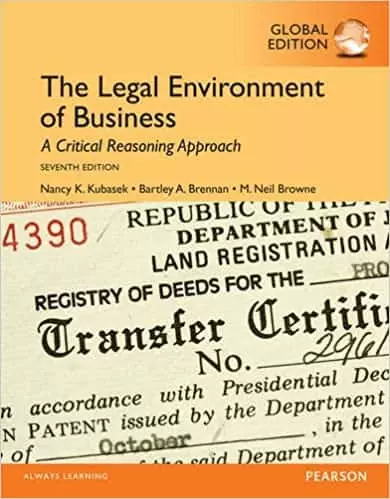 The Legal Environment of Business (7th Global Edition) - eBook