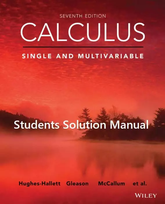 solution manual for calculus single and multivariable 7e