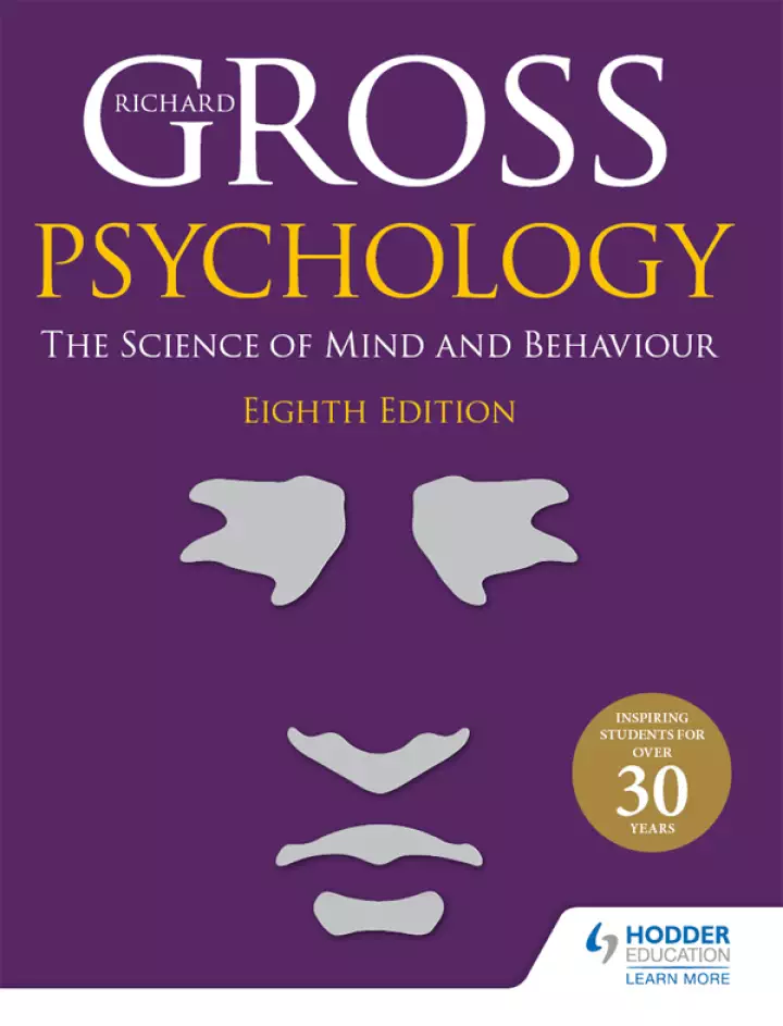 Psychology: The Science of Mind and Behaviour (8th Edition) - eBook