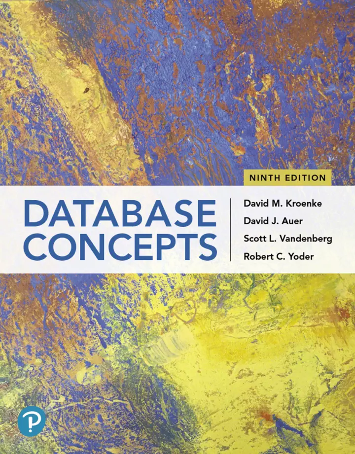 Database Concepts (9th Edition) - eBook
