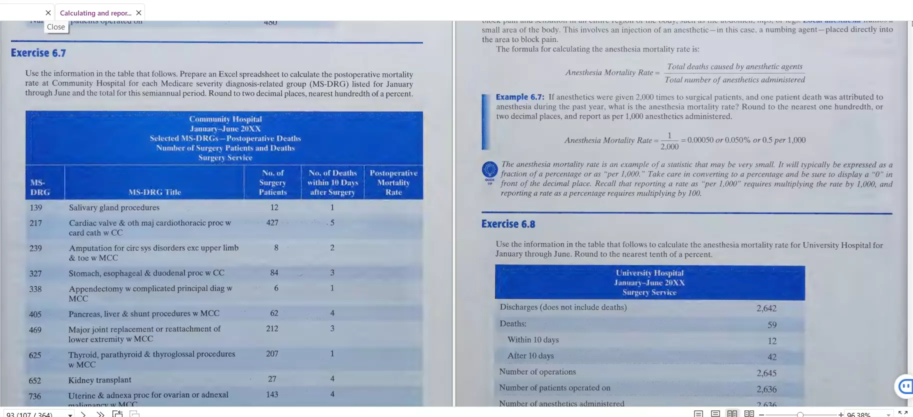 Calculating and Reporting Healthcare Statistics 6e