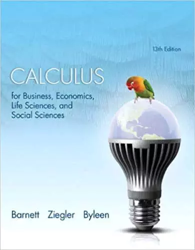 Calculus for Business, Economics, Life Sciences, and Social Sciences 13e