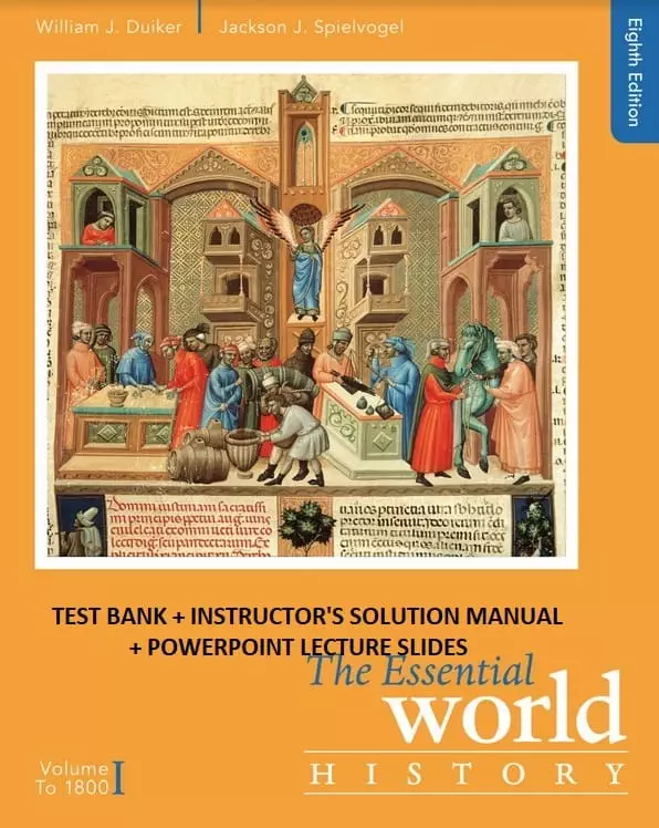 the essential world history 8e testbank and solution manual