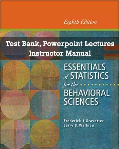 Essentials-of-Statistics-for-the-Behavioral-Sciences-8e-testbank-manual