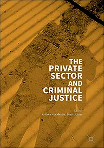 The Private Sector and Criminal Justice - eBook