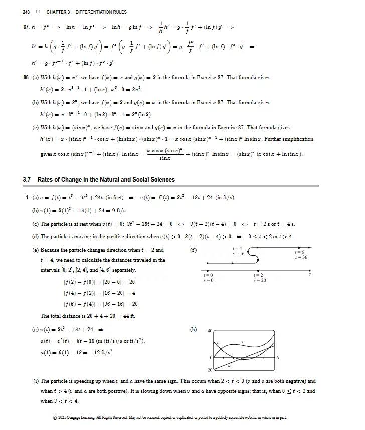 Calculus Early Transcendentals (9th Edition) solutions sample