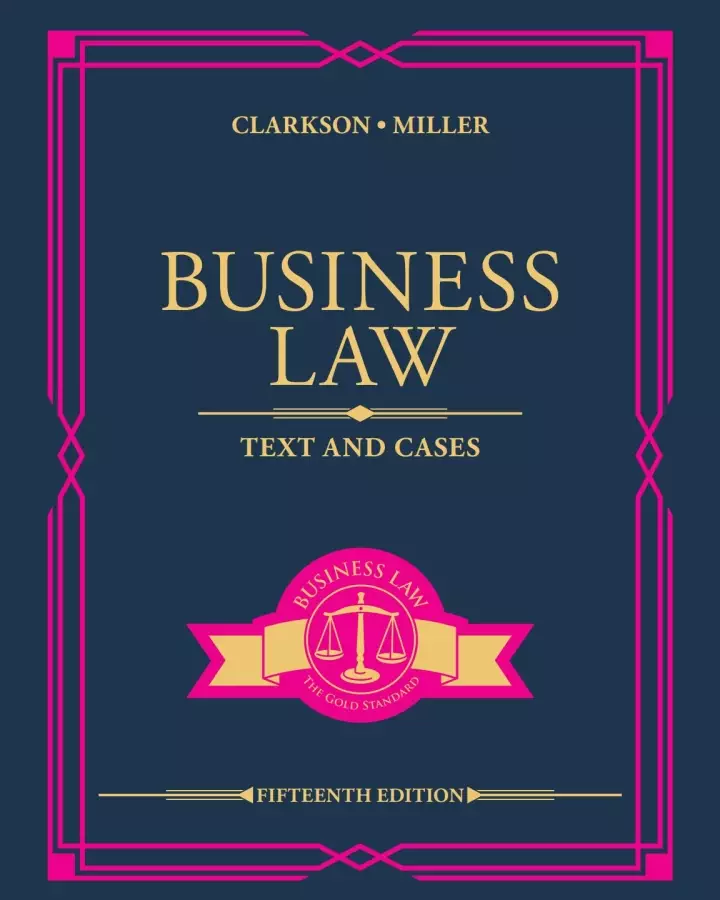 Business Law: Text and Cases (15th Edition) - eBook