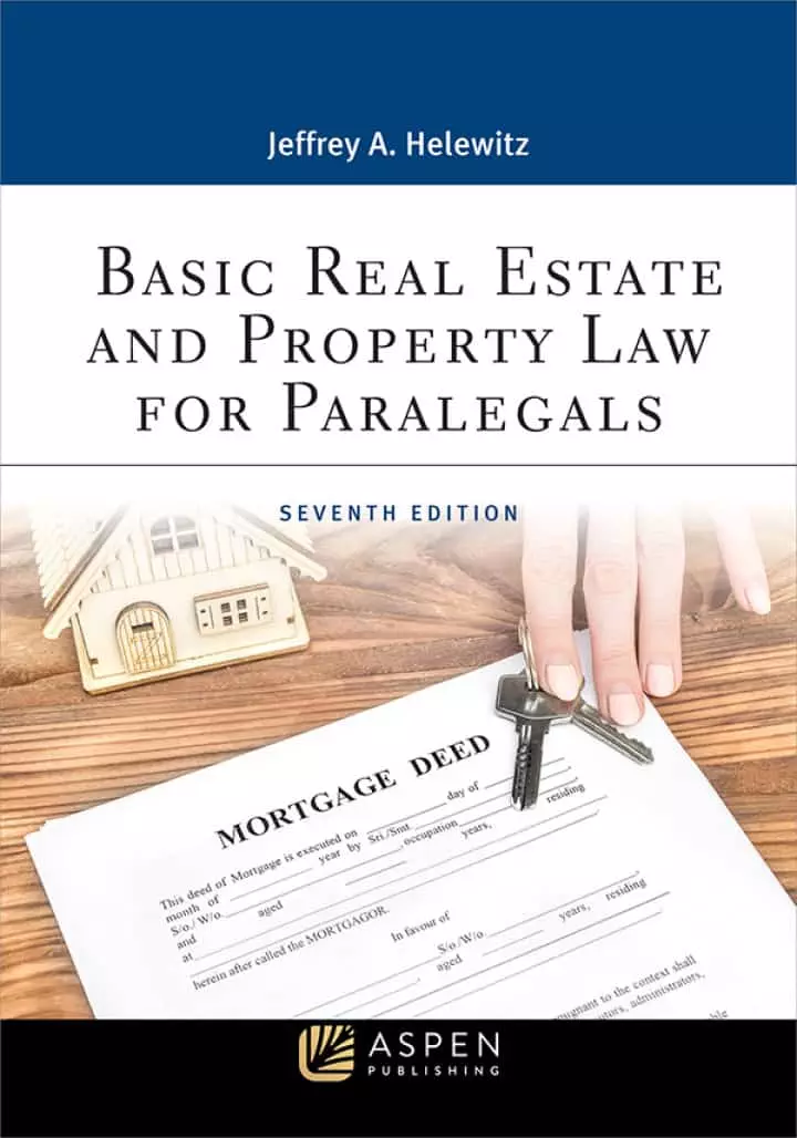 Basic Real Estate and Property Law for Paralegals (7th Edition) - eBook