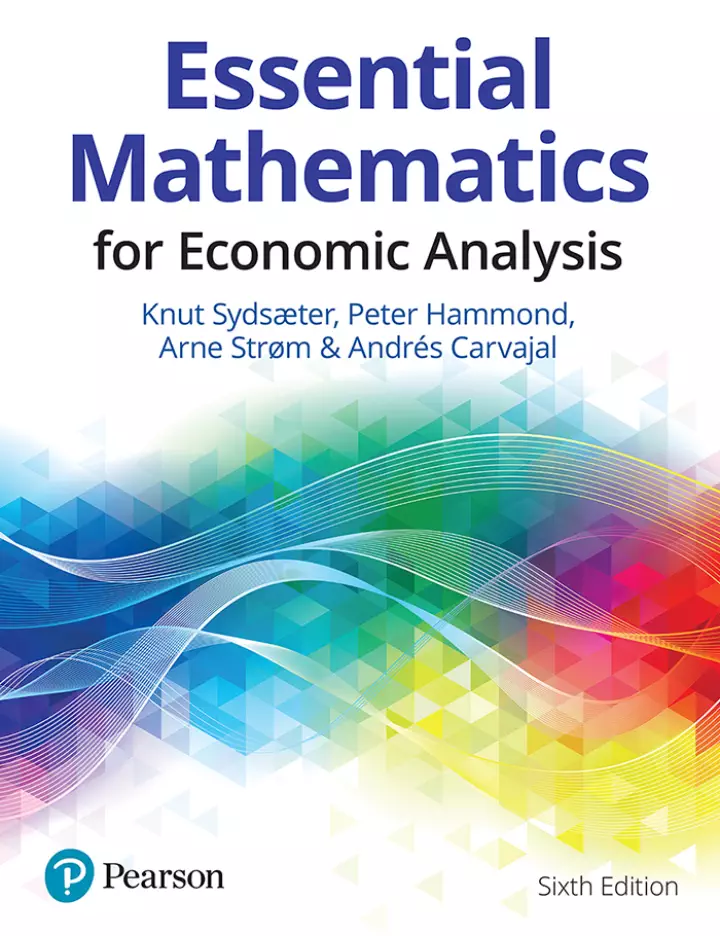 Essential Mathematics for Economic Analysis 6th Edition PDF