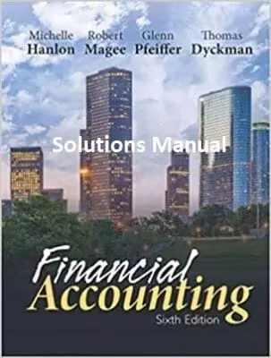 financial accounting 6th edition solutions manual