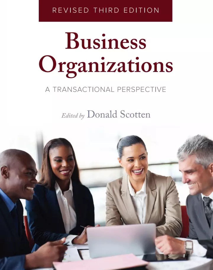 Business Organizations: A Transactional Perspective (Revised 3rd Edition) - eBook