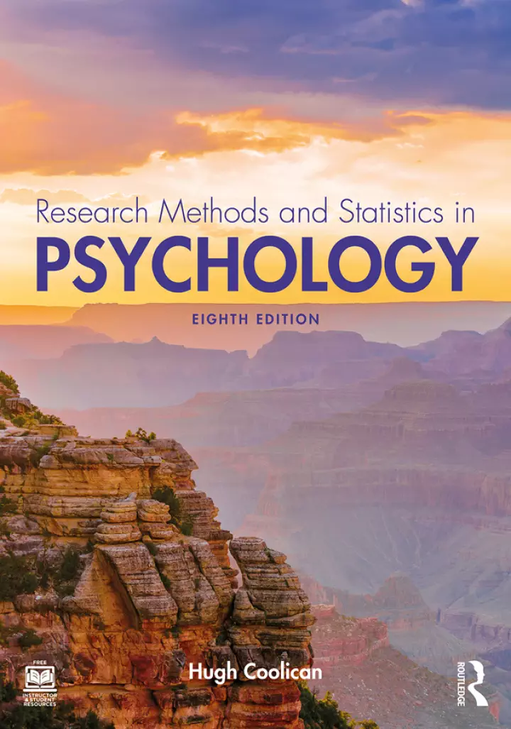 Research Methods and Statistics in Psychology (8th Edition) - eBook