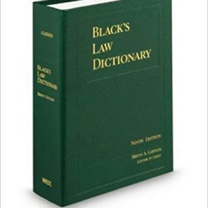Black's Law Dictionary (9th Edition) -eBook