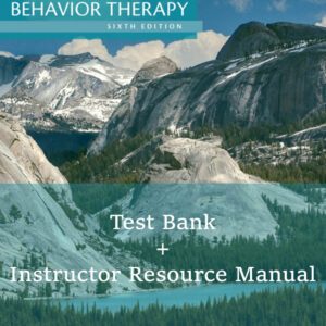 Contemporary-Behavior-Therapy-6e-IM-TestBank