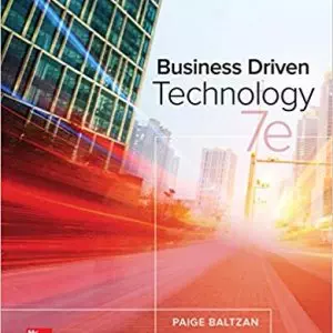 BUSINESS DRIVEN TECHNOLOGY (7th Edition) - eBook