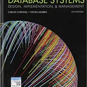 Database Systems: Design, Implementation, & Management 13e