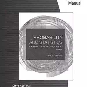 students solution manual Probability and Statistics for Engineering and the Sciences 9e