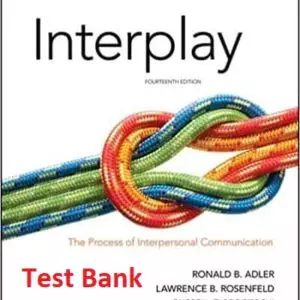 Interplay-The-Process-of-Interpersonal-Communication-14e testbank