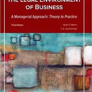 The Legal Environment of Business, A Managerial Approach: Theory to Practice (3rd Edition) - eBook