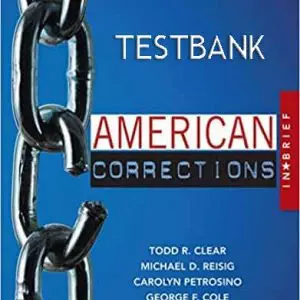 TESTBANK-American-Corrections-in-Brief-3rd-Edition