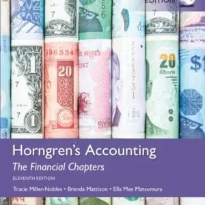 Horngren's Accounting, The Financial Chapters (11th Edition-Global) - eBook